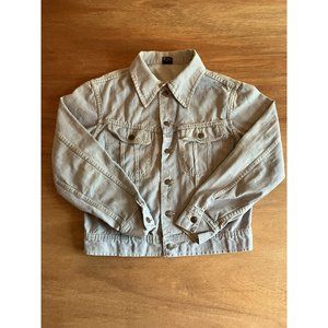 70s 80s Vintage Denim Jacket Sun Faded Trucker Jean